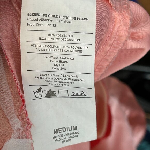 FINAL PRICE DROP❌ Peach Mario Kart halloween costume size medium - Picture 9 of 9